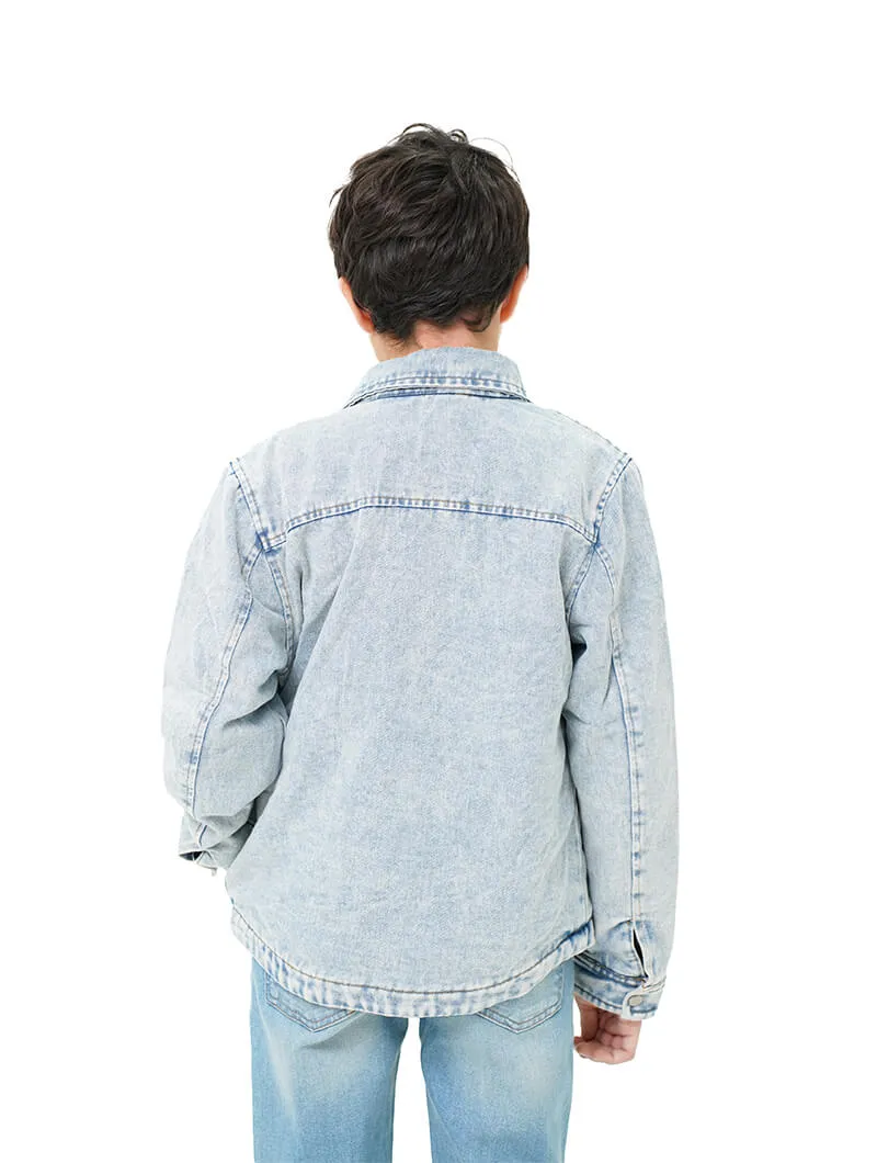 Blouson en jean doublée